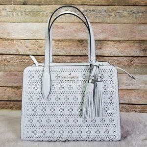 Kate Spade Rowe Perf Small Top Zip Satchel.